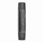 STZ Industries 308UP38X4 3/8 in. MIP each X 3/8 in. D MIP Black Steel 4 in. L Nipple
