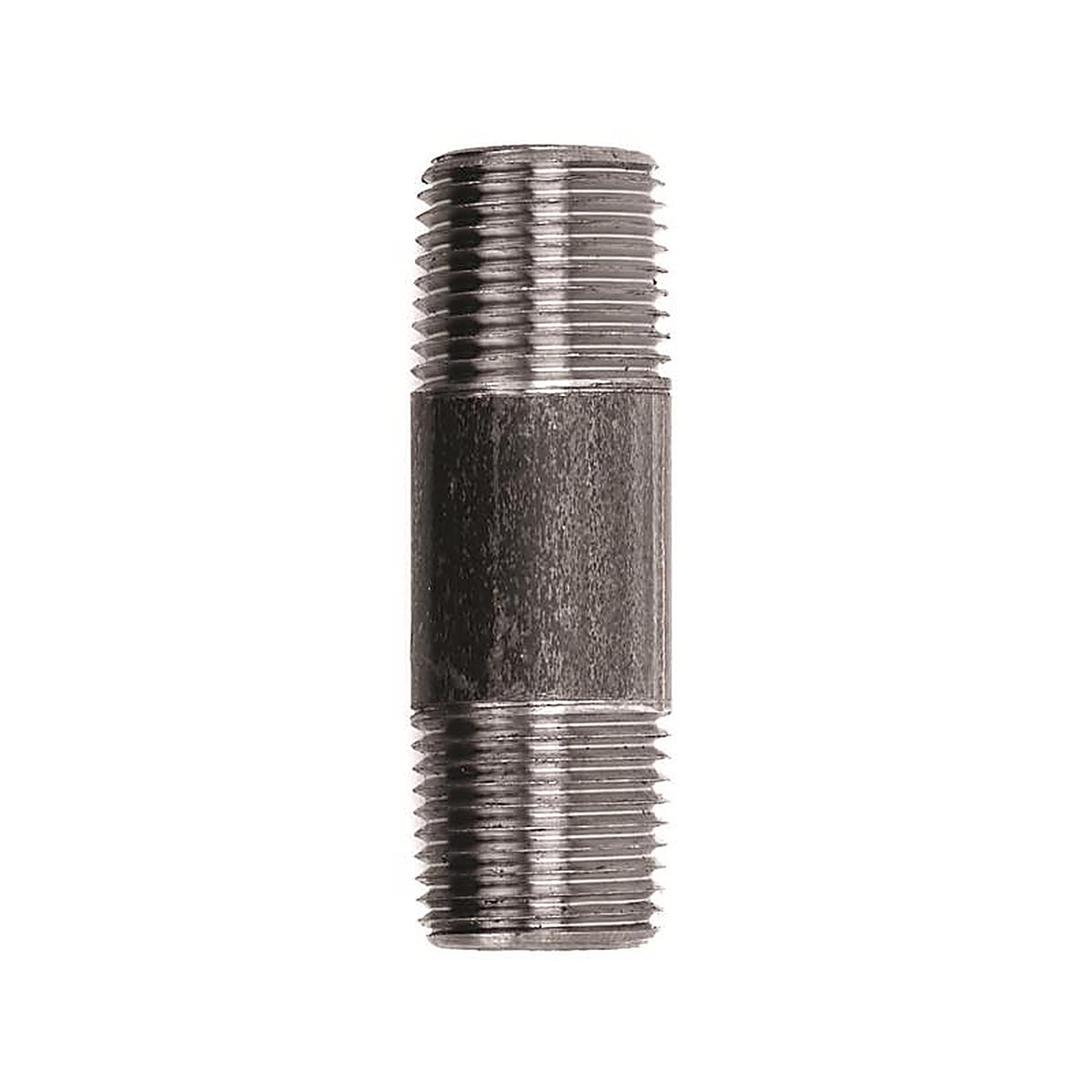STZ Industries 300UP12X212 1/2 in. MIP each X 1/2 in. D MIP Black Steel 2-1/2 in. L Nipple