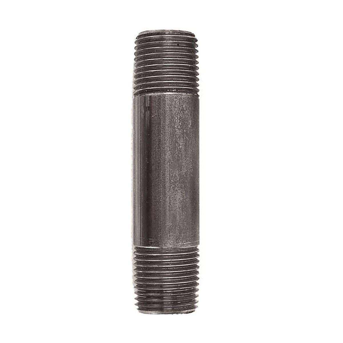 STZ Industries 300UP12X312 1/2 in. MIP each X 1/2 in. D MIP Black Steel 3-1/2 in. L Nipple