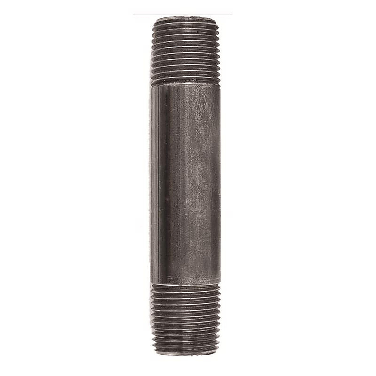 STZ Industries 300UP12X4 1/2 in. MIP each X 1/2 in. D MIP Black Steel 4 in. L Nipple