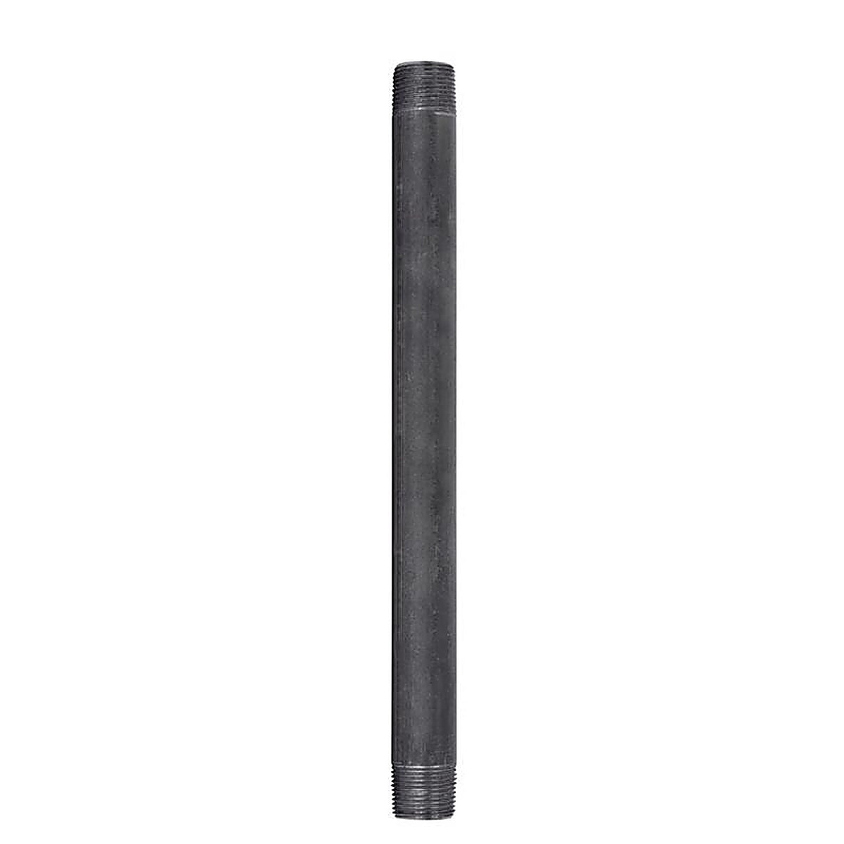 STZ Industries 302U34X12 3/4 in. MIP each X 3/4 in. D MIP Black Steel 12 in. L Nipple