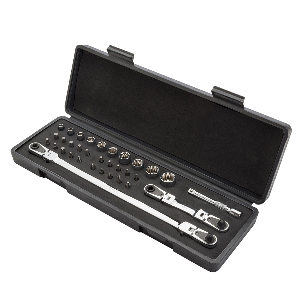 E-Z Red 412SS 33-Pc. 1/4 in. Drive Stick Combo Socket Bit Set