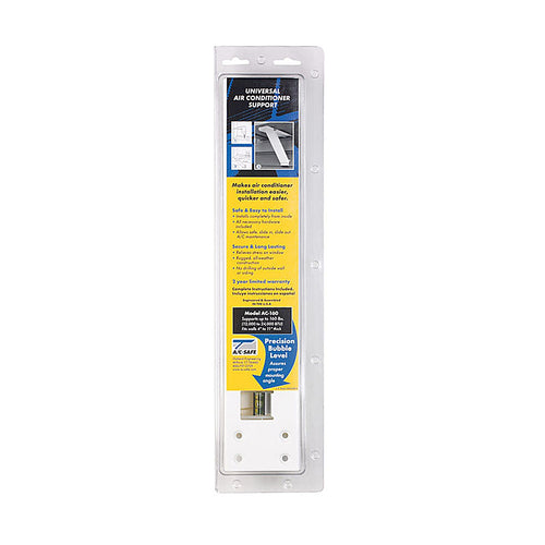 A/C Safe A/C-160 White Steel Universal Air Conditioner Support 160 lb.