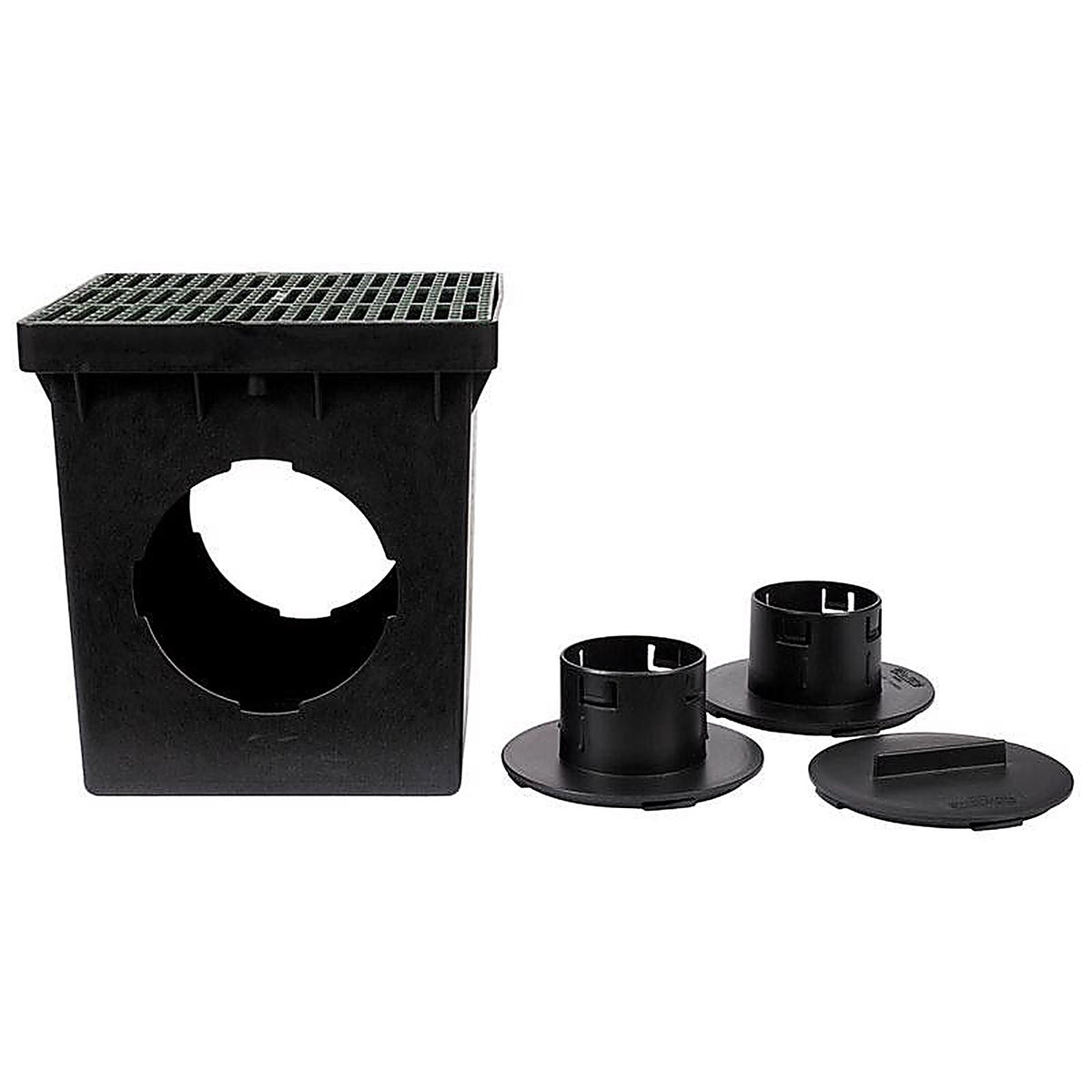 NDS - 1212SD2KB - Draintech 12 In. W X 12.75 In. D Square Catch Basin Kit