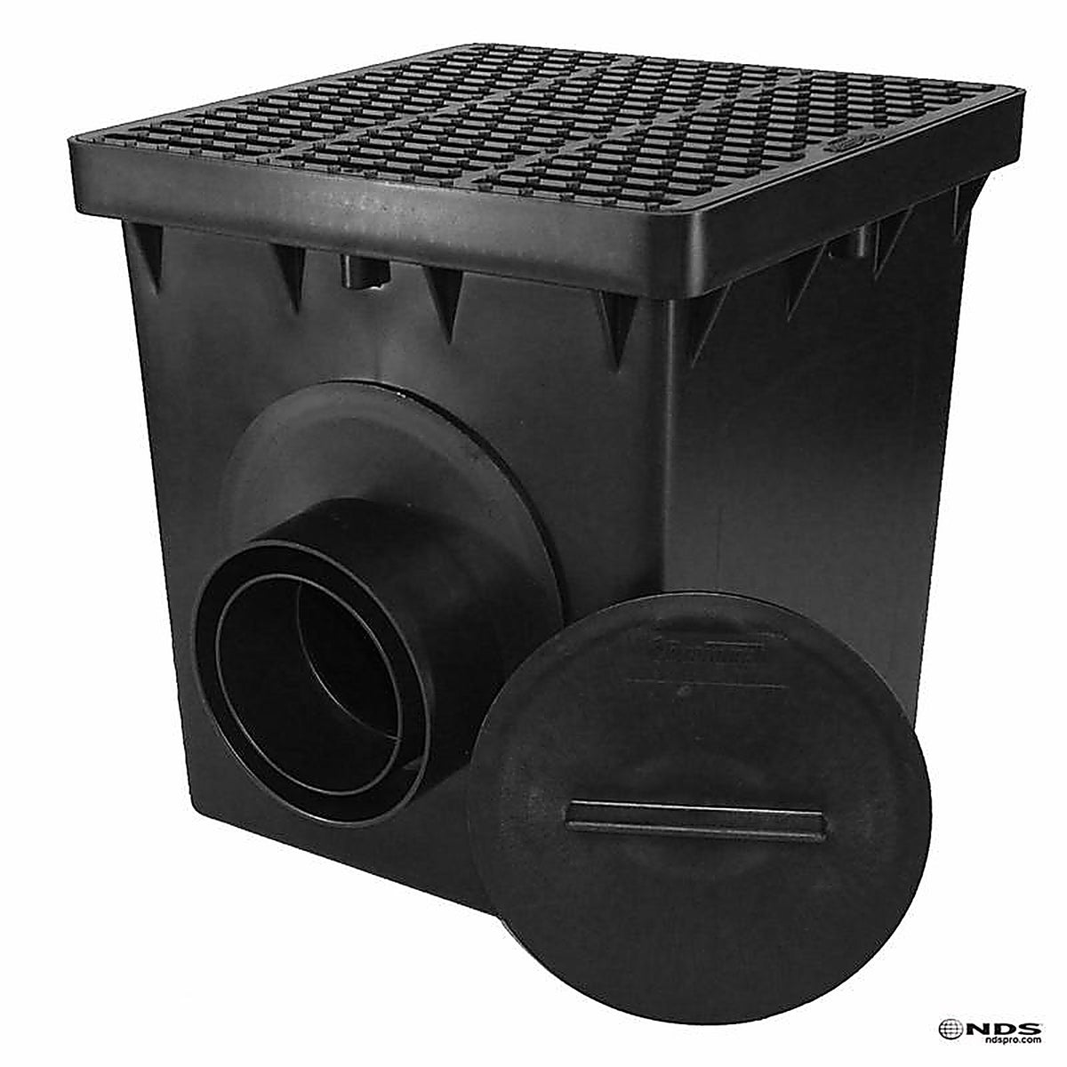 NDS - 1212SD2KB - Draintech 12 In. W X 12.75 In. D Square Catch Basin Kit