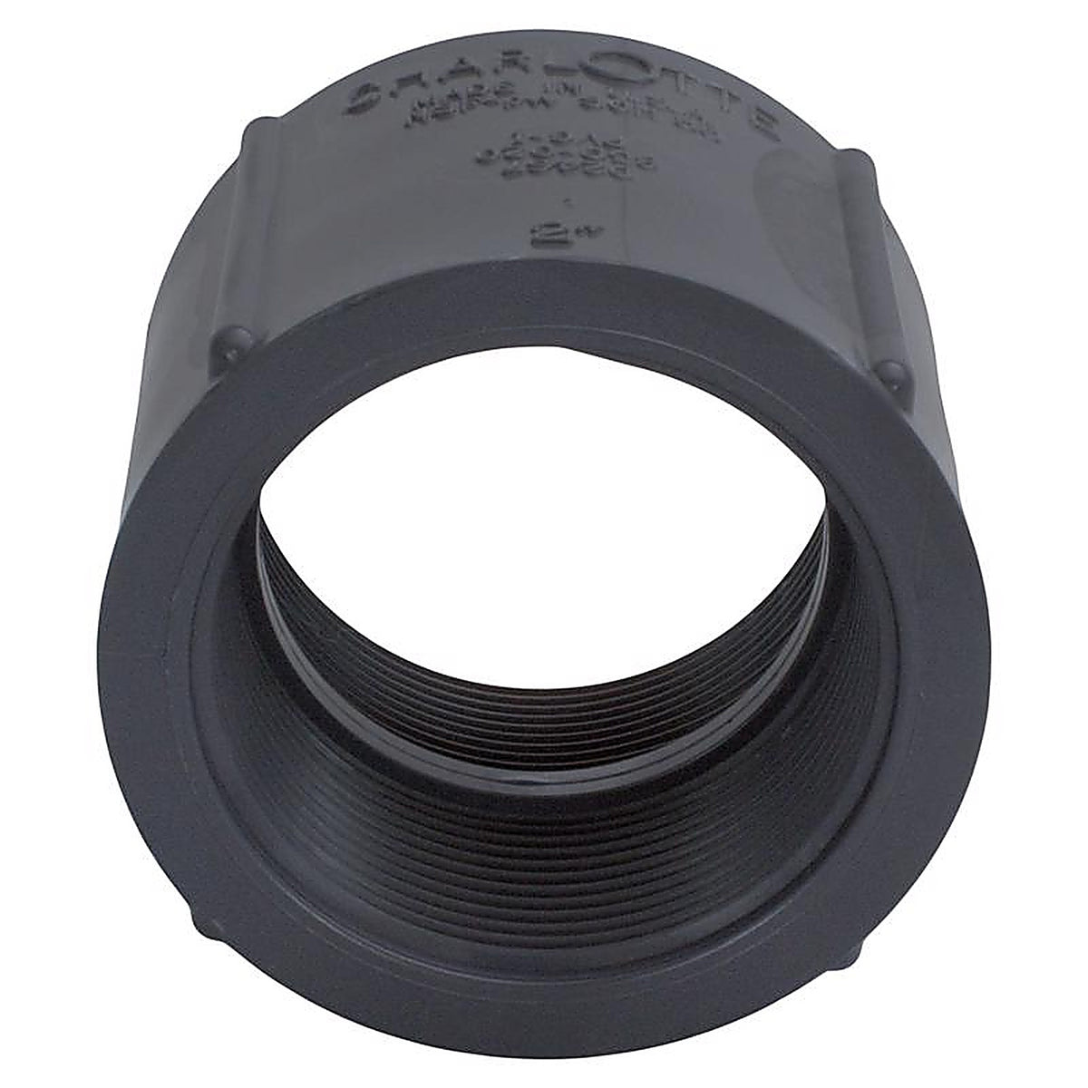 Charlotte Pipe PVC081022000 Schedule 80 2 in. FPT x 2 in. Dia. FPT PVC Coupling