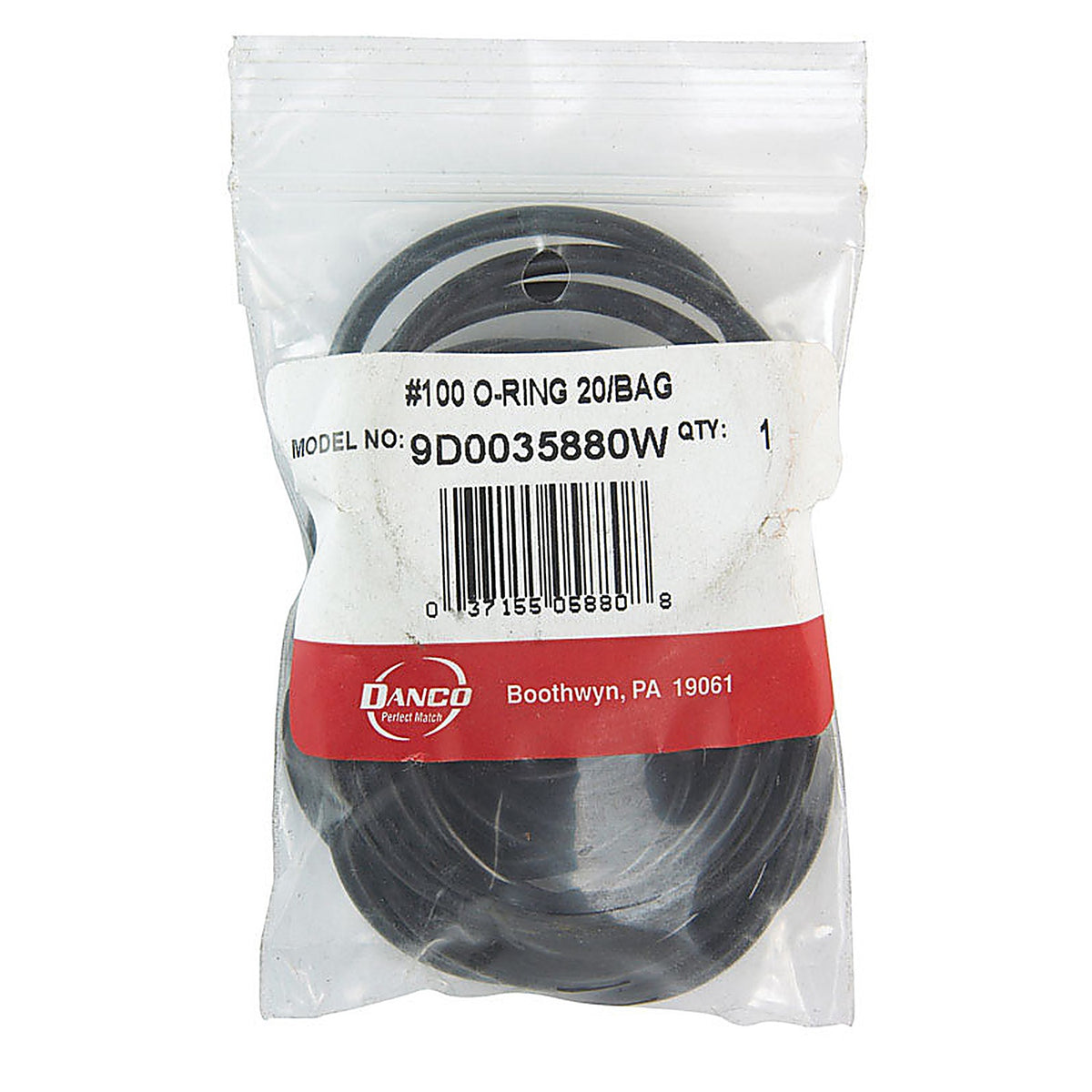 Danco - 35880W - 2 In. D X 1-3/4 In. D Rubber O-Ring 20 Pack