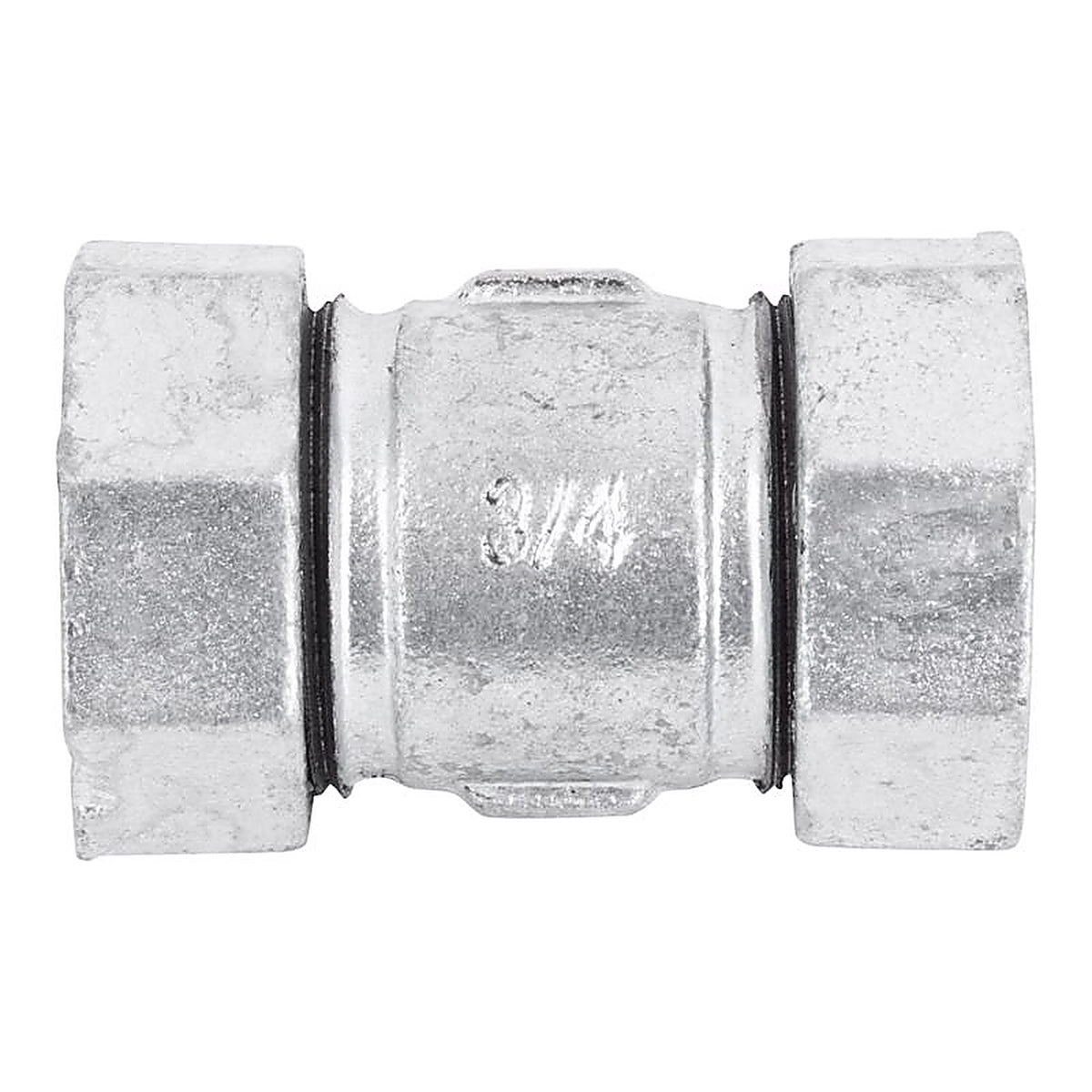STZ Industries 311CCL-34 3/4 in. Compression X 3/4 in. D Compression Galvanized Malleable Iron 3 in. L Couplin