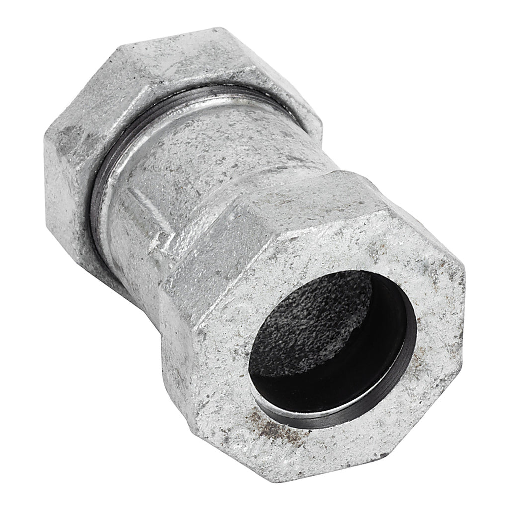 STZ Industries 311CCL-1 1 in. Compression X 1 in. D Compression Galvanized Malleable Iron 3 in. L Coupling