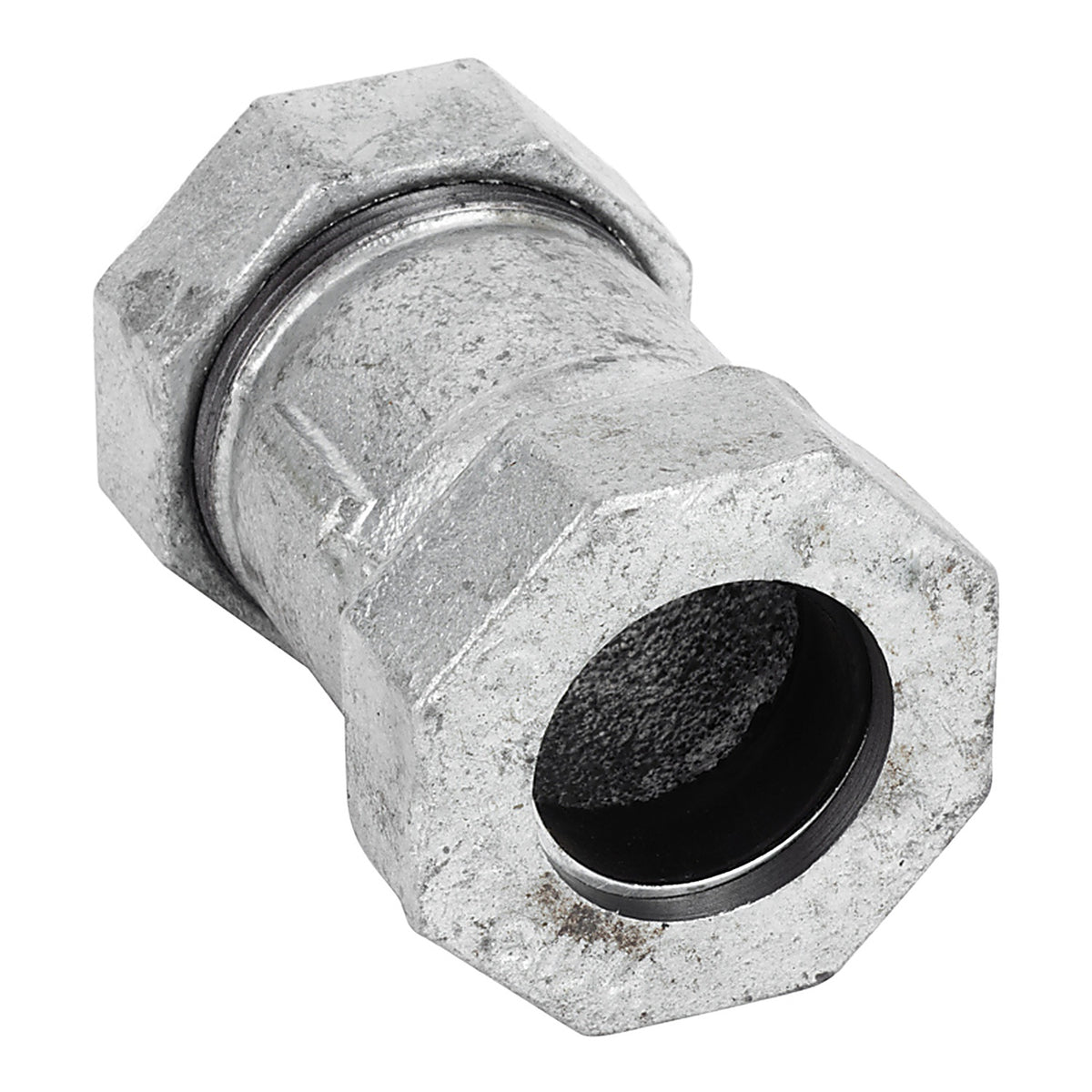 STZ Industries 311CCL-1 1 in. Compression X 1 in. D Compression Galvanized Malleable Iron 3 in. L Coupling