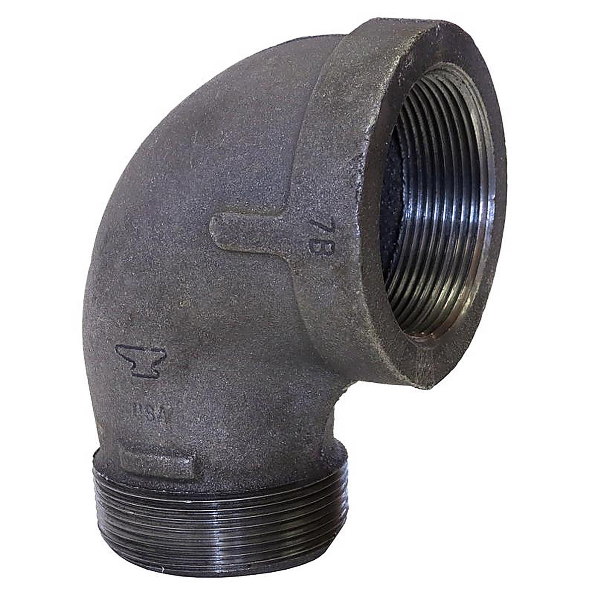 Anvil 8700127957 1-1/2 in. FPT x 1-1/2 in. Dia. FPT Galvanized Malleable Iron Street Elbow