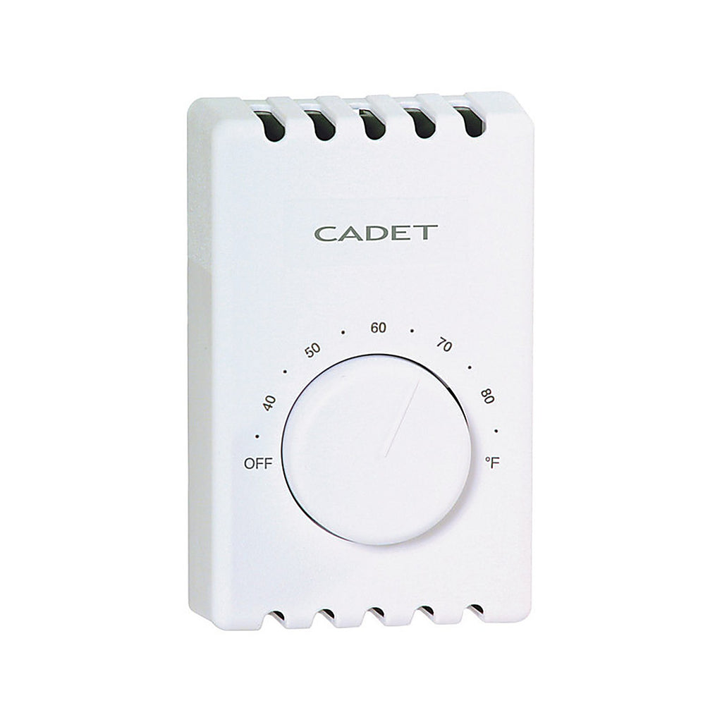 Cadet - 08301 - Wall Mount Heating Dial Double Pole Line Voltage Thermostat