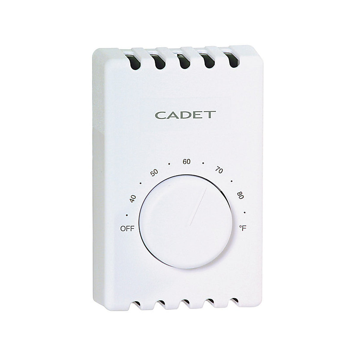 Cadet - 08301 - Wall Mount Heating Dial Double Pole Line Voltage Thermostat