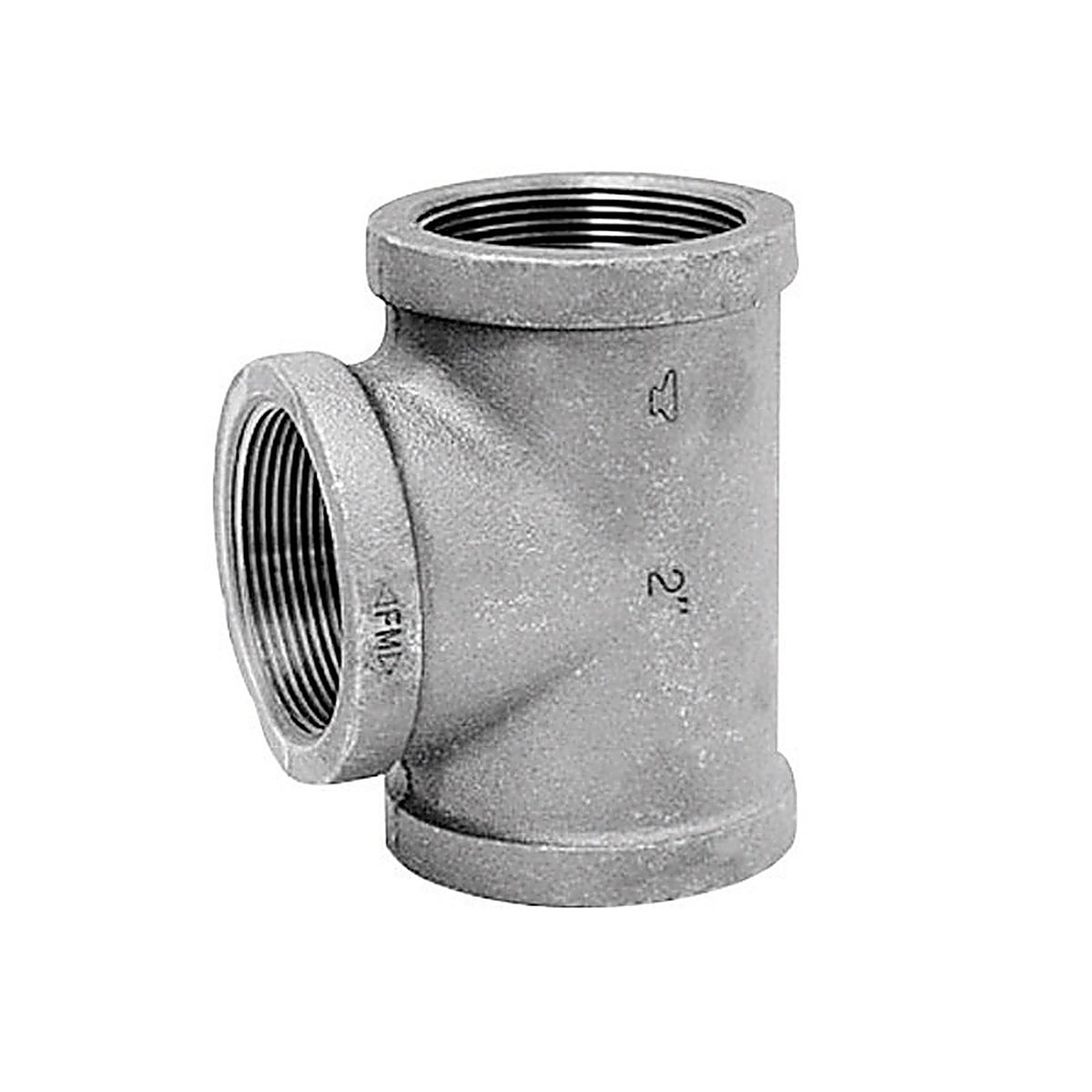 Anvil 8700121000 1 in. FPT x 1 in. Dia. FPT Galvanized Malleable Iron Reducing Tee