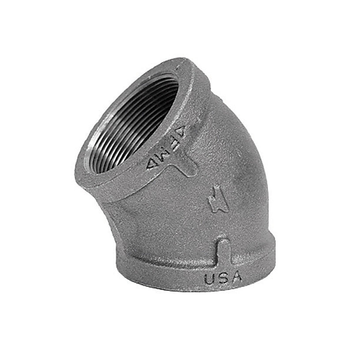 Anvil 8700126207 3/4 in. FPT x 3/4 in. Dia. FPT Black Malleable Iron Elbow