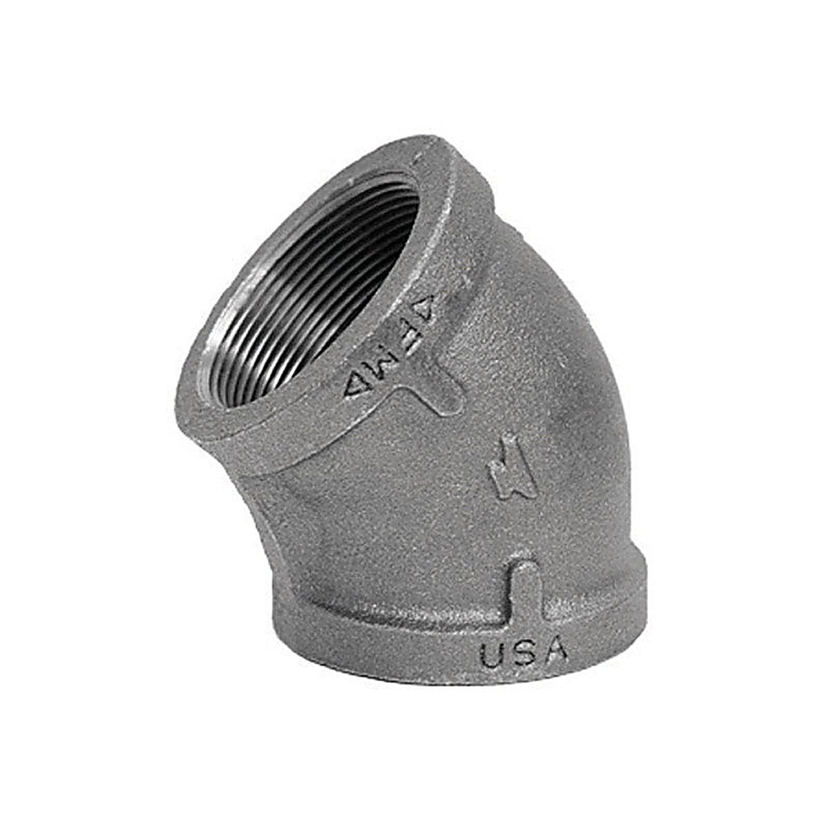 Anvil 8700126256 1 in. FPT x 1 in. Dia. FPT Black Malleable Iron Elbow
