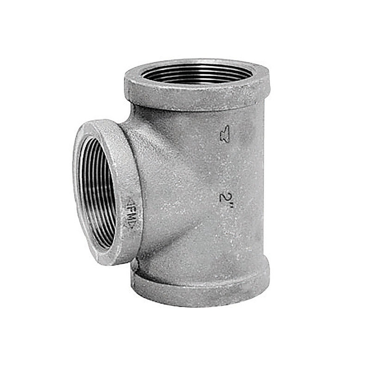 Billco 8700120556 Anvil 1 in. FPT x 1-1/4 in. Dia. FPT Black Malleable Iron Reducing Tee
