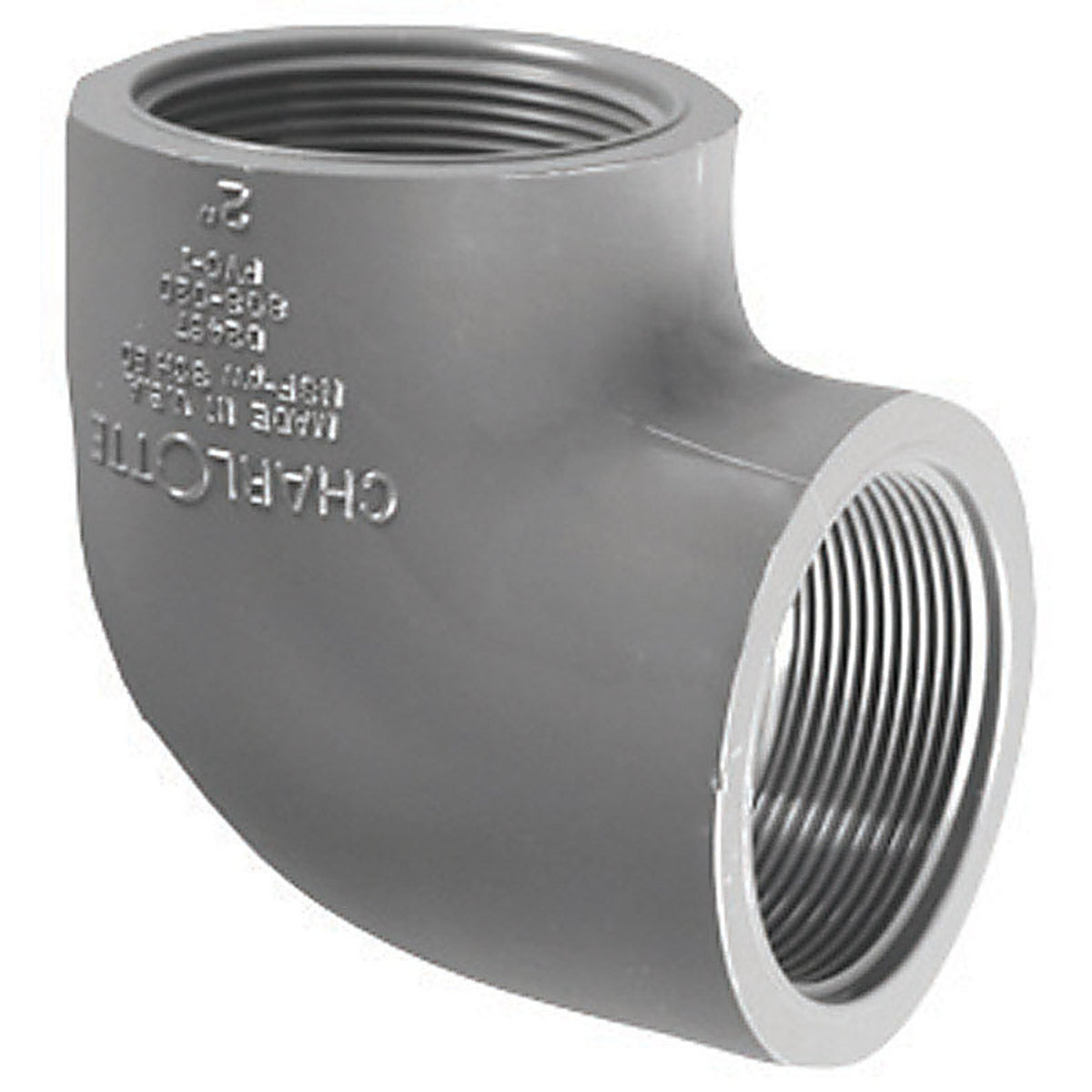 Charlotte Pipe PVC083021200 Schedule 80 3/4 in. FPT x 3/4 in. Dia. FPT PVC Elbow