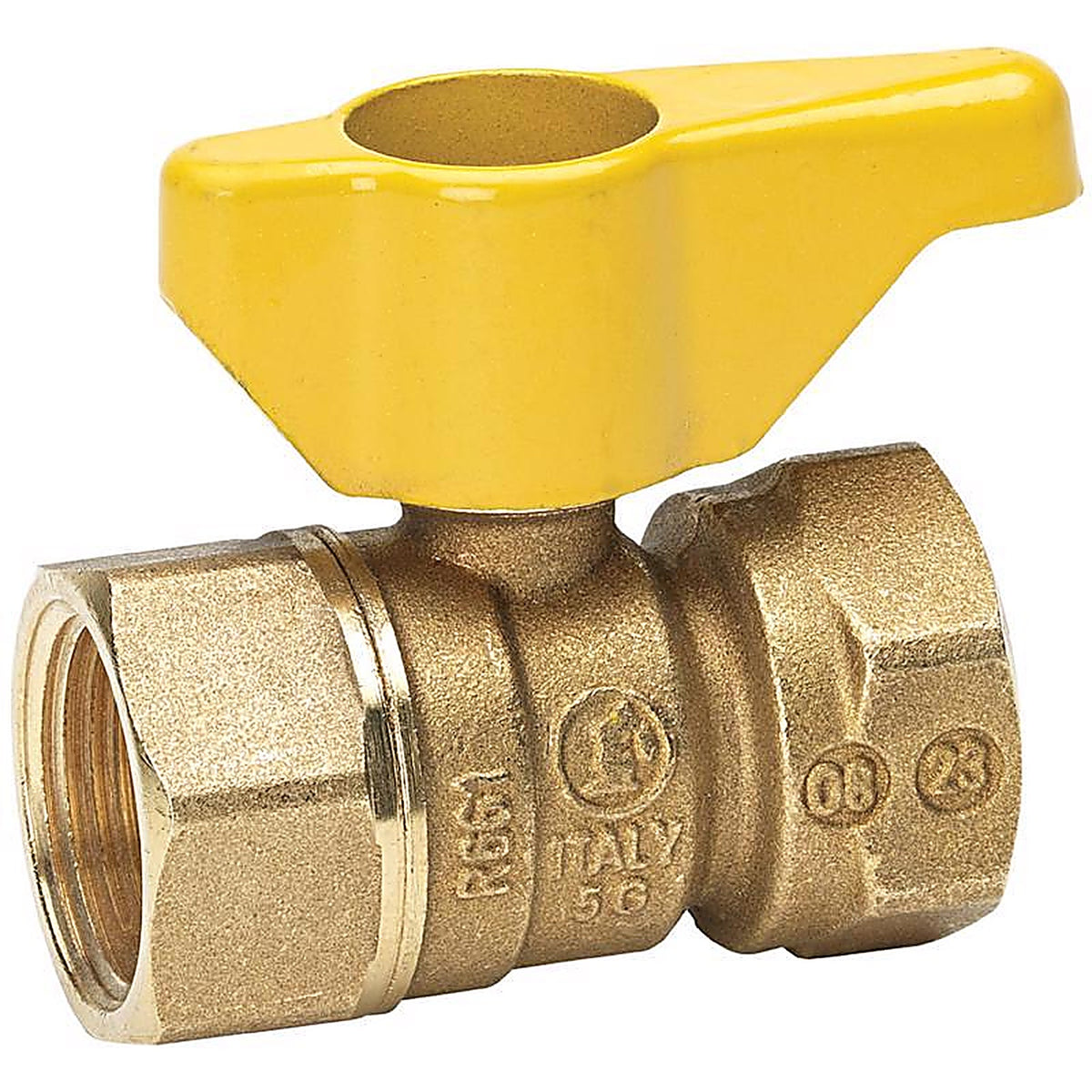 Homewerks VGV2LHB5 1 in. Brass FIP Gas Ball Valve