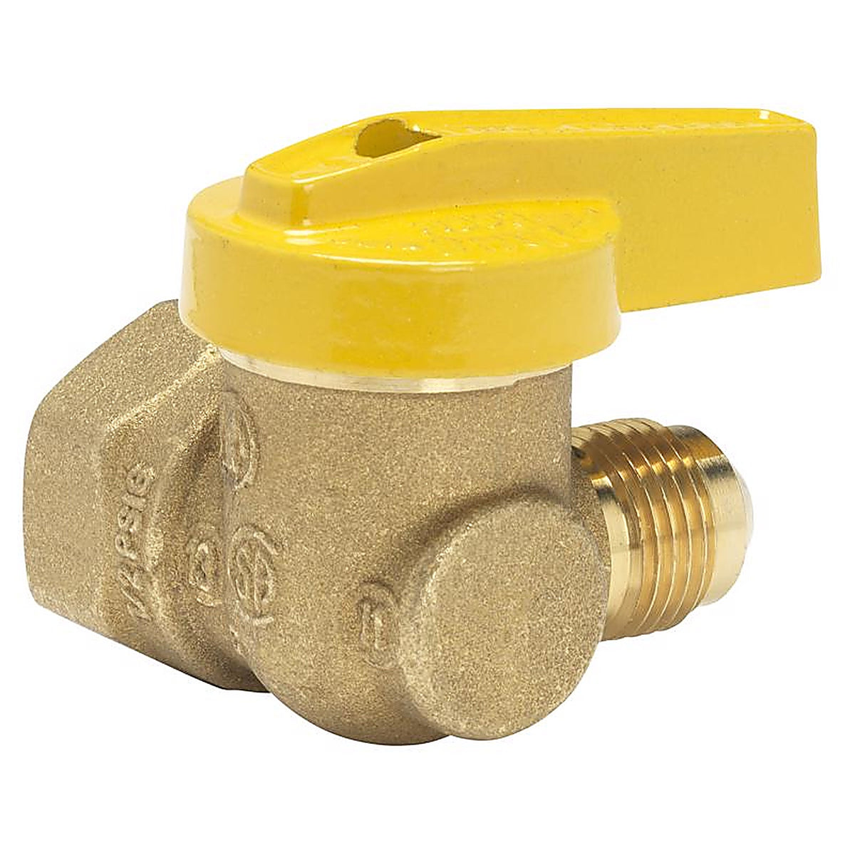 Homewerks VGV1ANR2 1/2 in. Brass Flare x FIP Gas Ball Valve