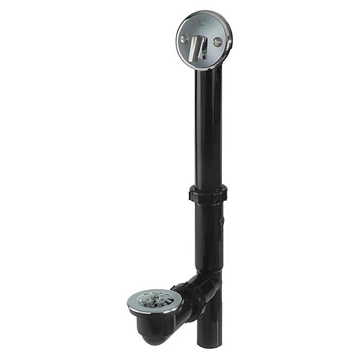 Keeney 64B 1-1/2 in. Dia. Chrome Plastic Triplever Bath Drain