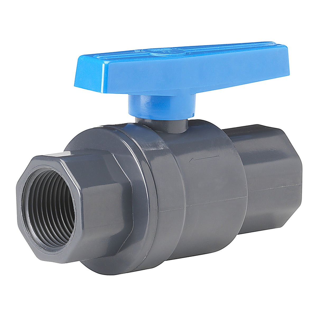 Homewerks - VBVP80LTB6B - 1-1/4 In. PVC Fip Ball Valve Full Port Quarter-Turn Lever for Non-Potable Water