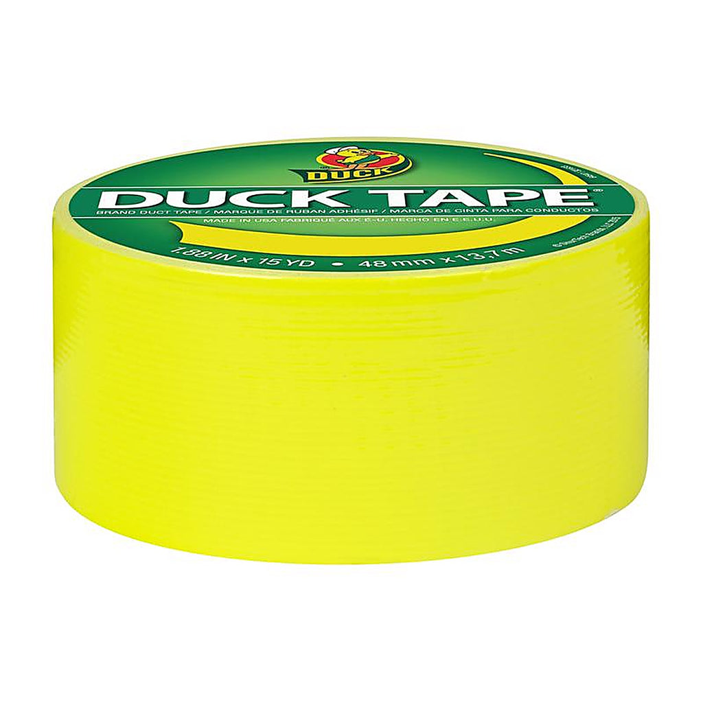 Duck 1061070 1.88 in. W x 15 yd. L Yellow Solid Duct Tape
