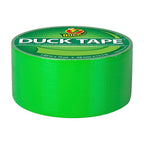 Duck 1265018 1.88 in. W x 15 yd. L Neon Green Solid Duct Tape