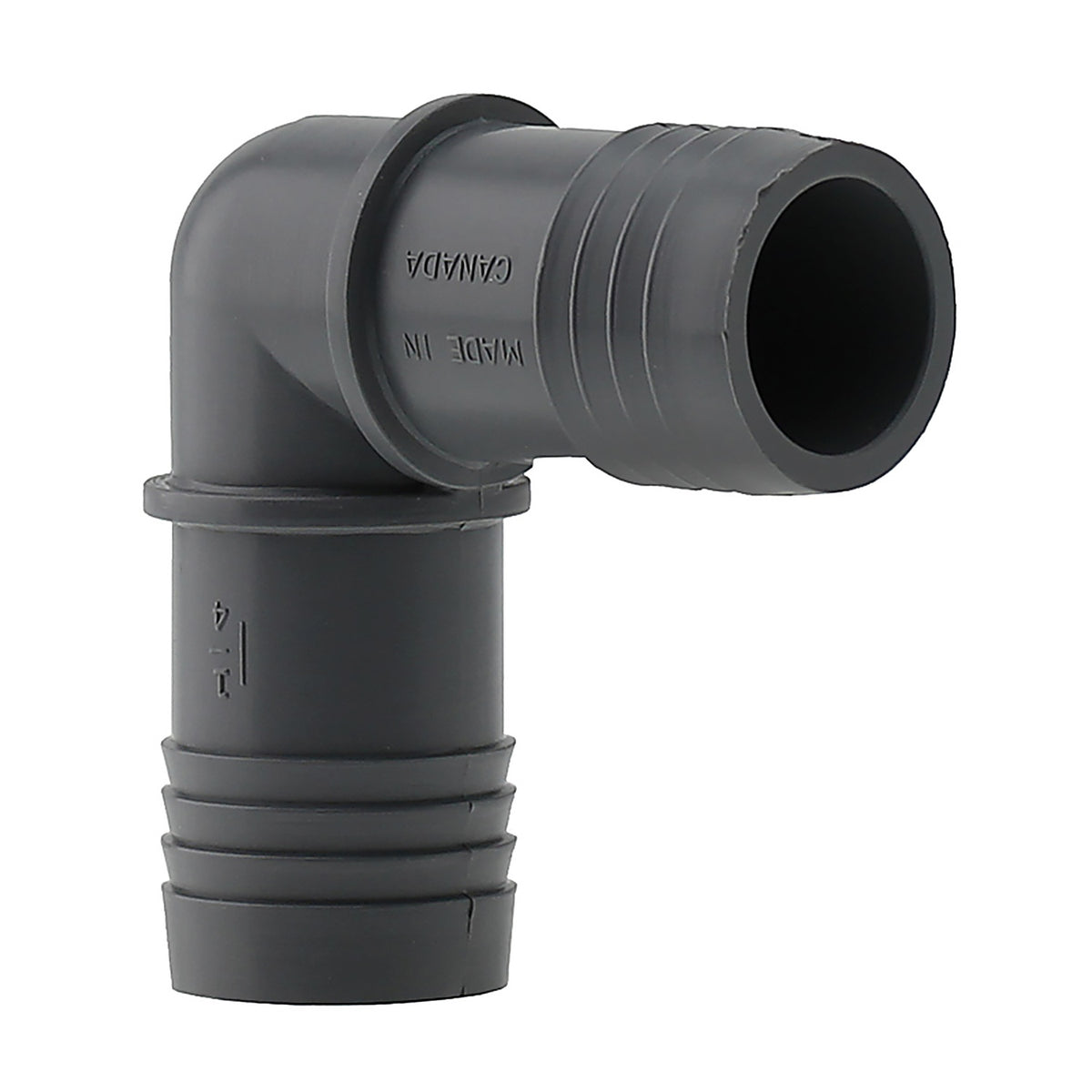 Boshart Industries UPPE-12 1-1/4 in. Insert in. X 1-1/4 in. D Insert Polypropylene 90 Degree Elbow 5 pk