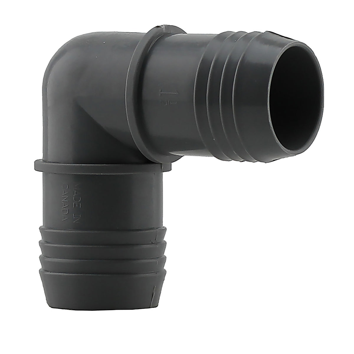 Boshart Industries UPPE-15 1-1/2 in. Insert in. X 1-1/2 in. D Insert Polypropylene 90 Degree Elbow 5 pk