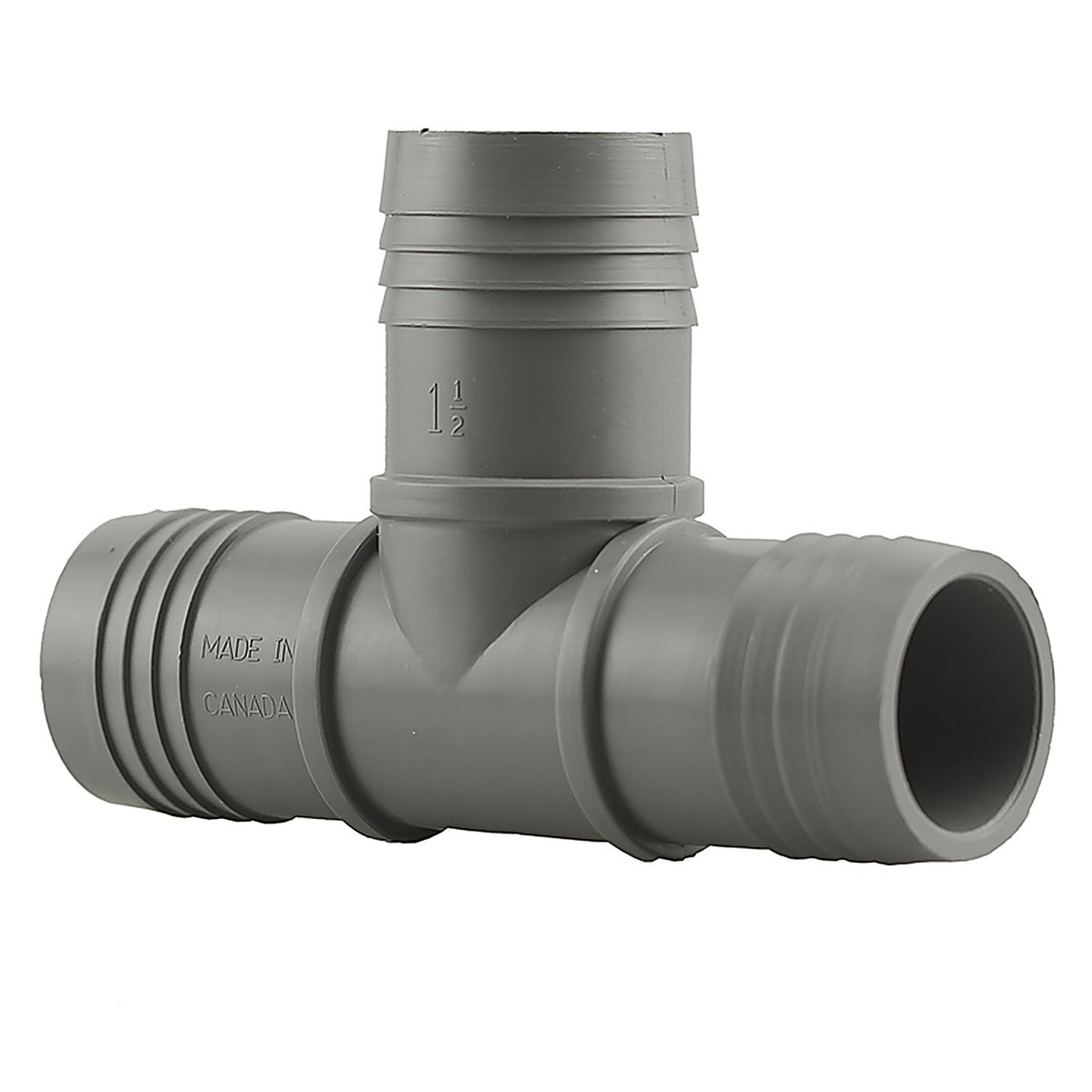 Boshart Industries UPPT-15 1-1/2 in. Insert in. X 1-1/2 in. D Insert Polypropylene Tee 5 pk