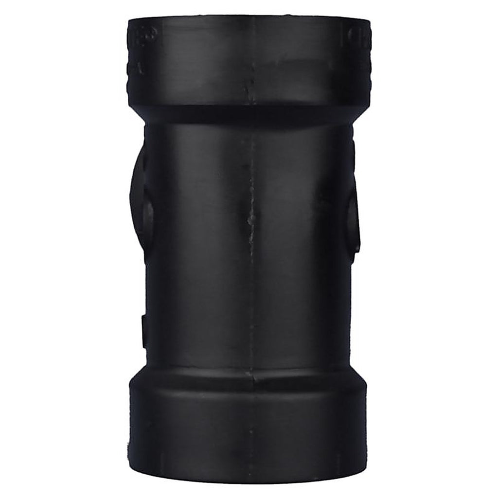 Charlotte Pipe ABS004000600 1-1/2 in. Hub x 1-1/2 in. Dia. Hub ABS Sanitary Tee