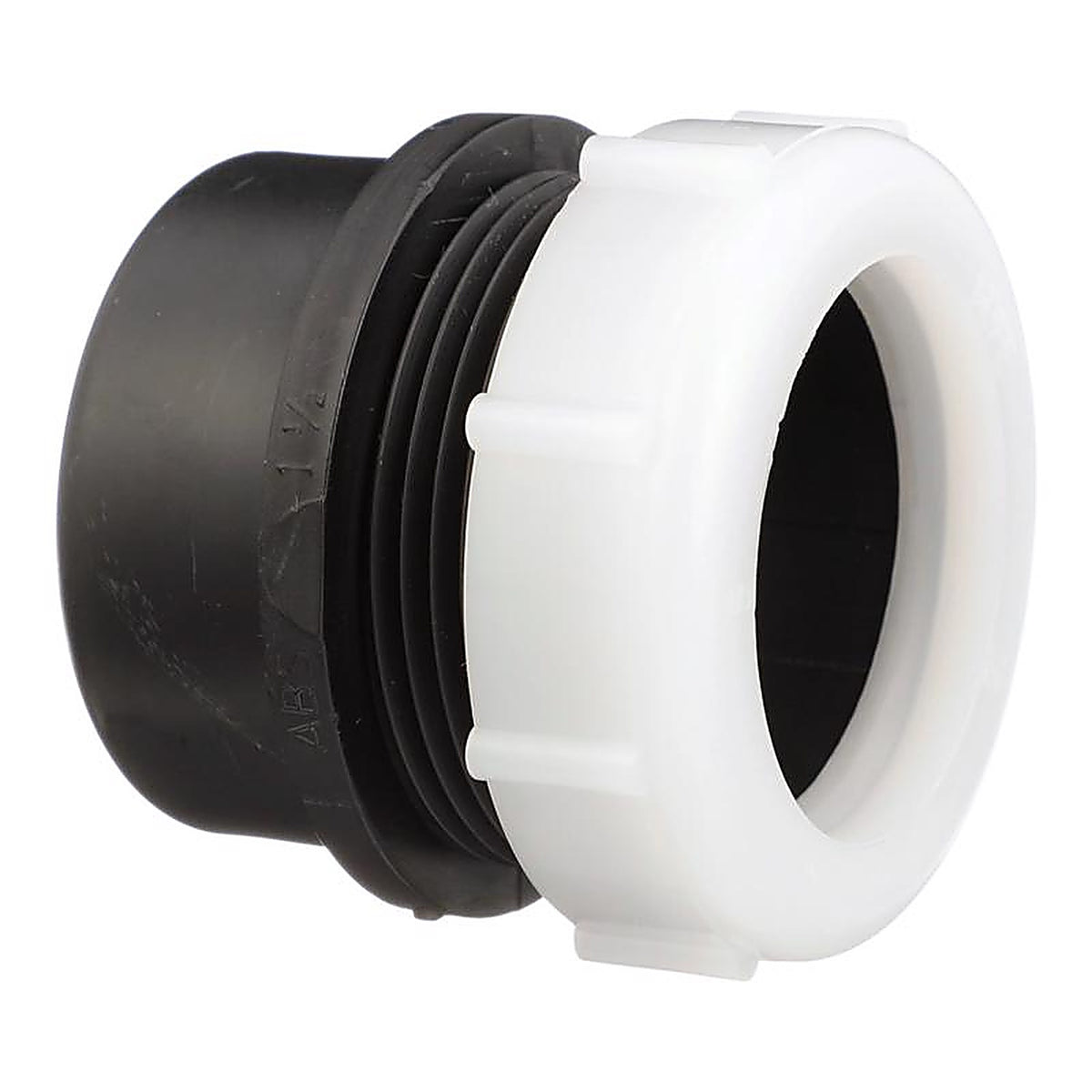Charlotte Pipe ABS00103P0800 1-1/2 in. Spigot x 1-1/2 in. Dia. Slip ABS Trap Adapter