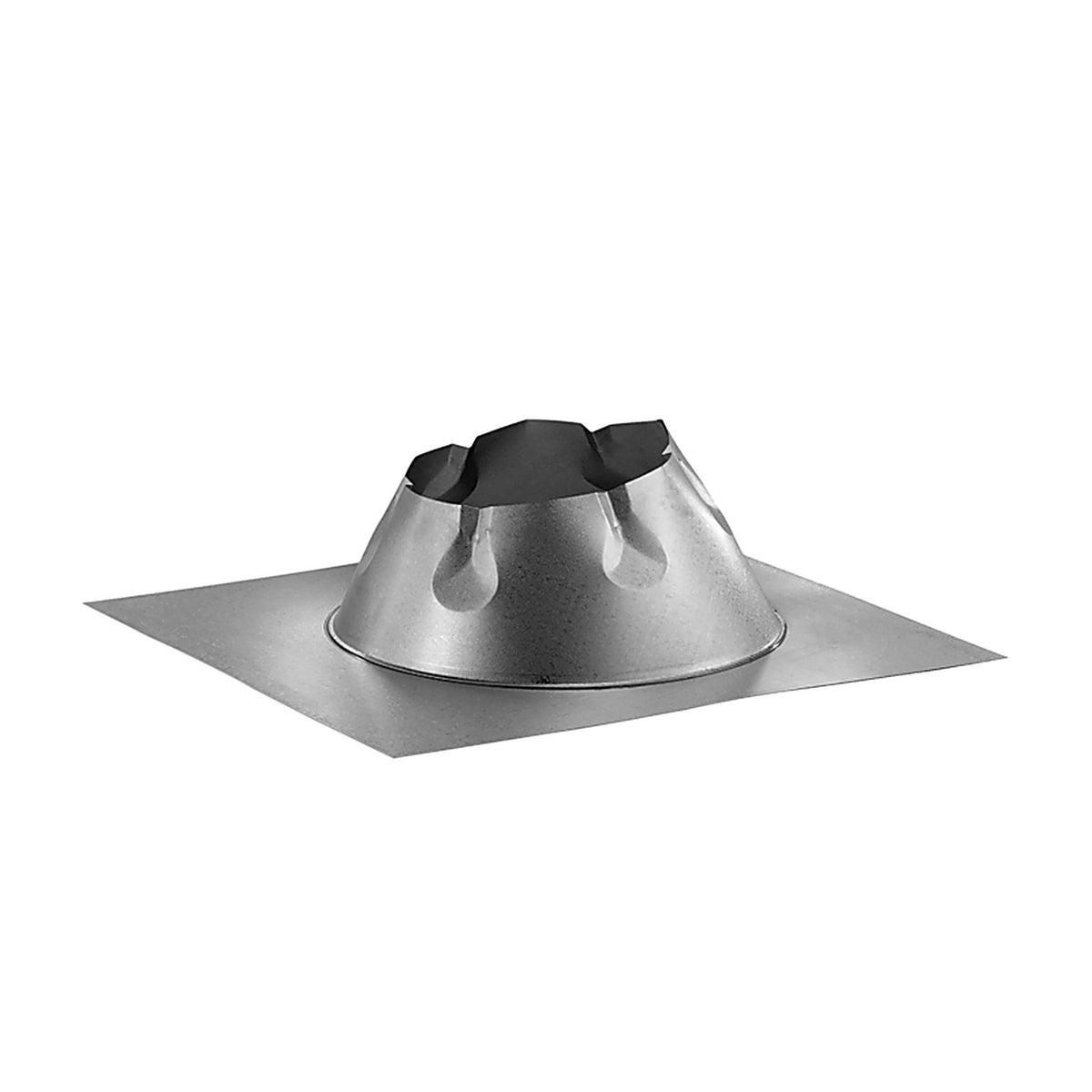 DuraVent 6DP-F6 DuraPlus 6 in. Dia. Galvanized Steel Adjustable Fireplace Roof Flashing
