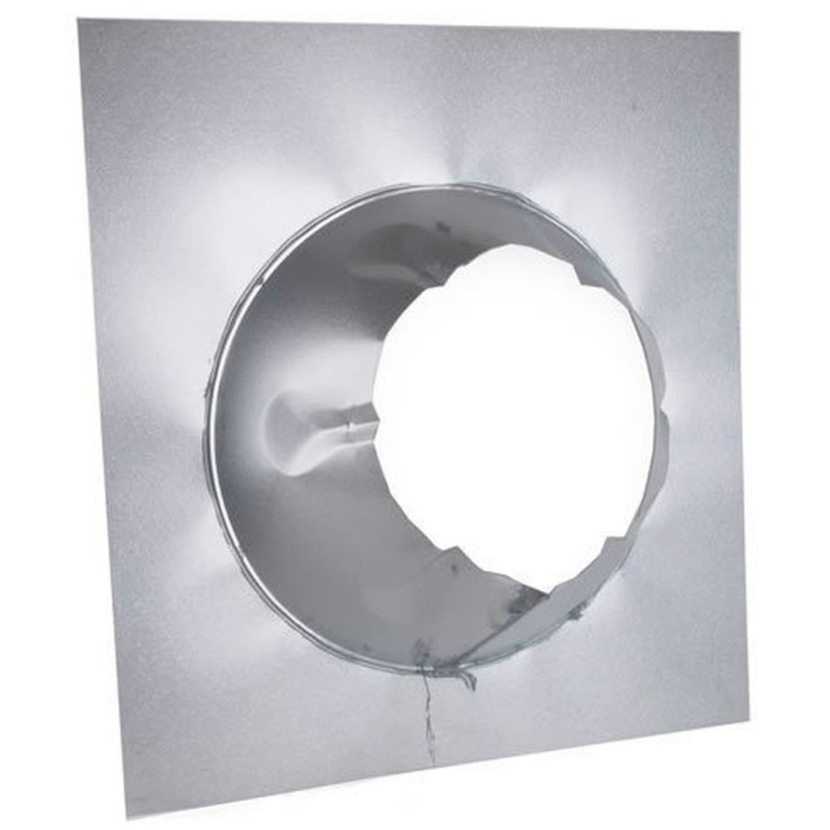 DuraVent 6DP-F6 DuraPlus 6 in. Dia. Galvanized Steel Adjustable Fireplace Roof Flashing