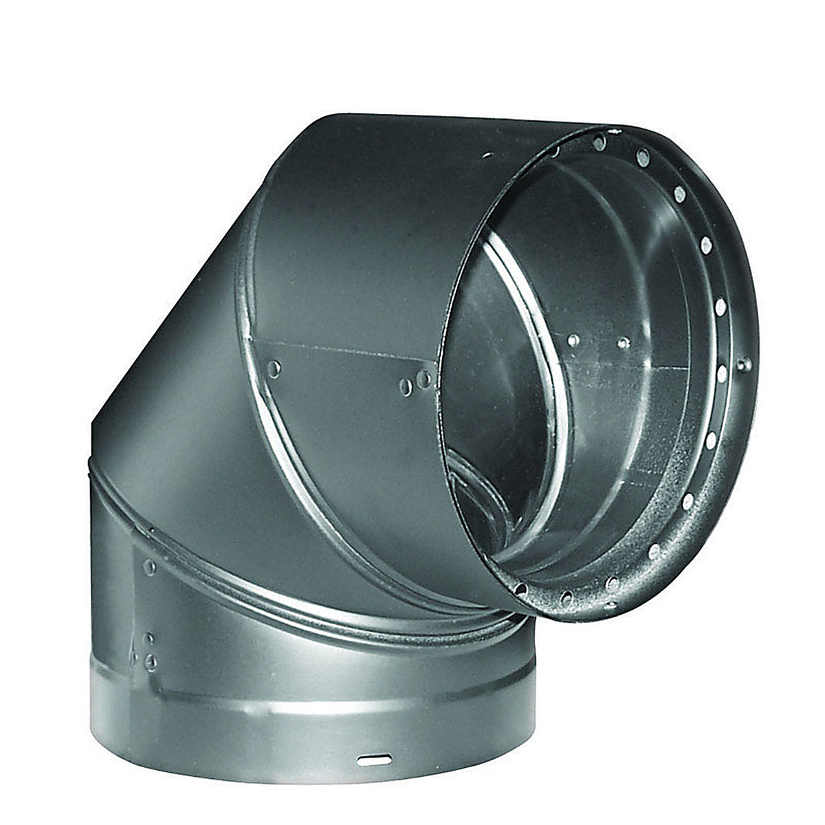 Duravent - 6DVL-E90 - Dvl 6 In. D X 6 In. D 90 Deg Galvanized Steel Double Wall Elbow