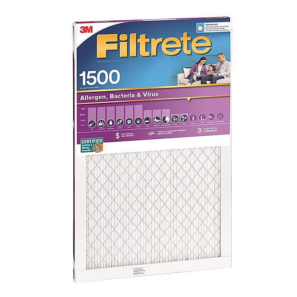 3M 2019DC-4 Filtrete 12 in. W X 20 in. H X 1 in. D 12 MERV Pleated Ultra Allergen Filter 1 pk