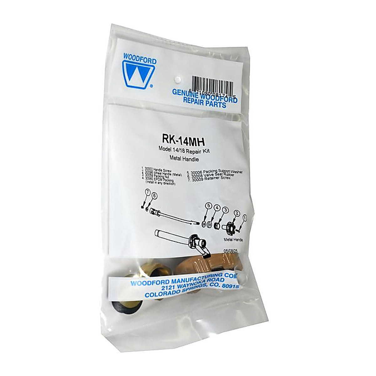 Woodford - RK-14MH - Model 14 1/2 In. MIP In. Hose Anti-Siphon Brass Frost-Proof Sillcock