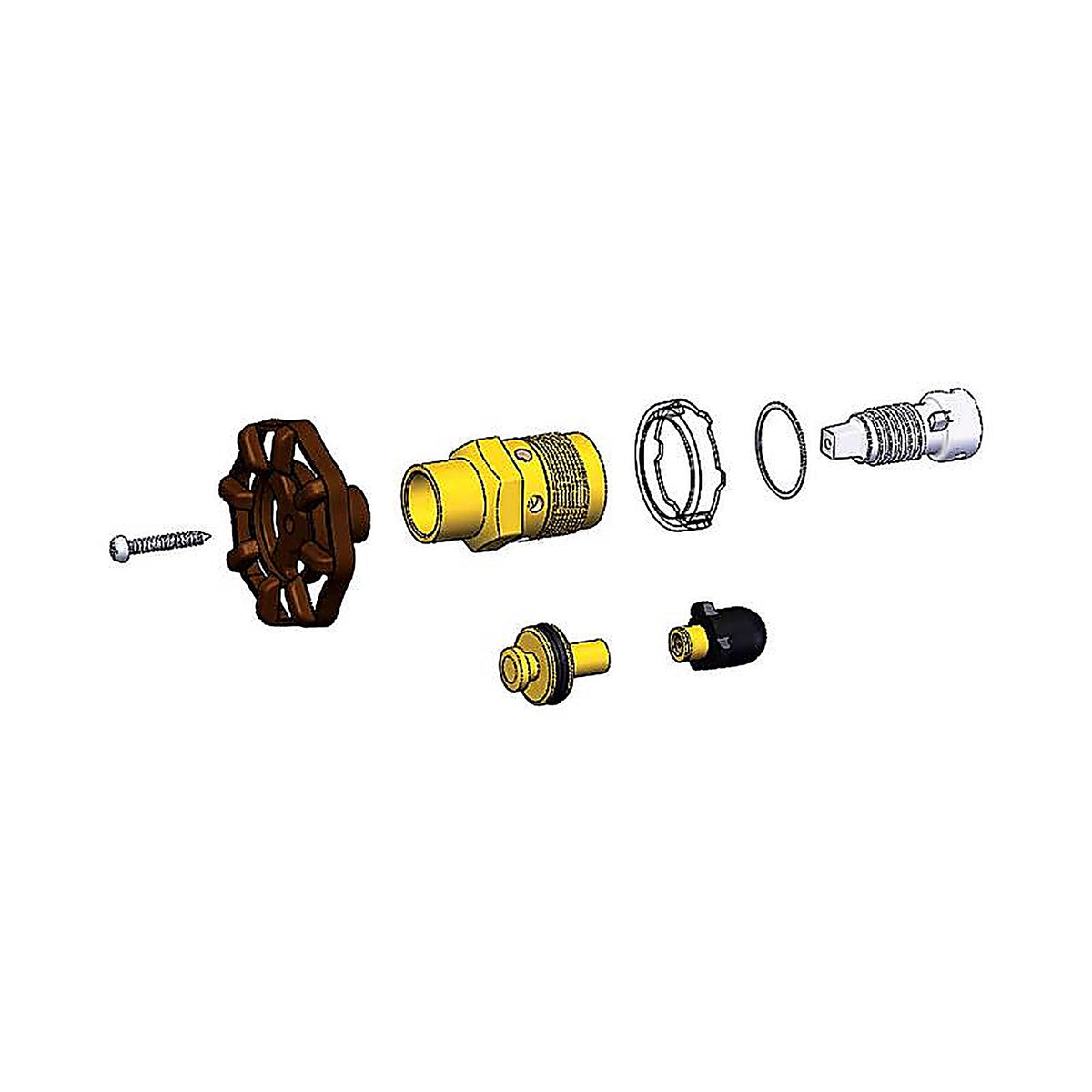Woodford - RK-25 - Model 25 1/2 In. MIP In. Hose Anti-Siphon Brass Repair Kit