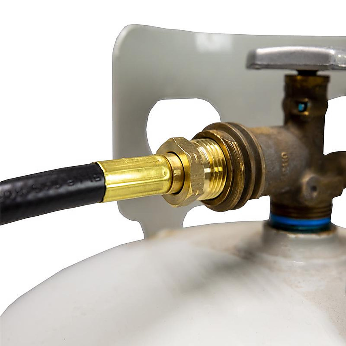 Mr. Heater F273702 12 ft. L Brass/Plastic Excess Flow Soft Nose P.O.L Hose Assembly