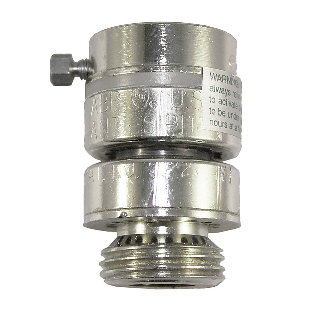 Arrowhead PK1390 1-1/16 Fine Threaded x 3/4 MHT Brass Vacuum Breaker 1
