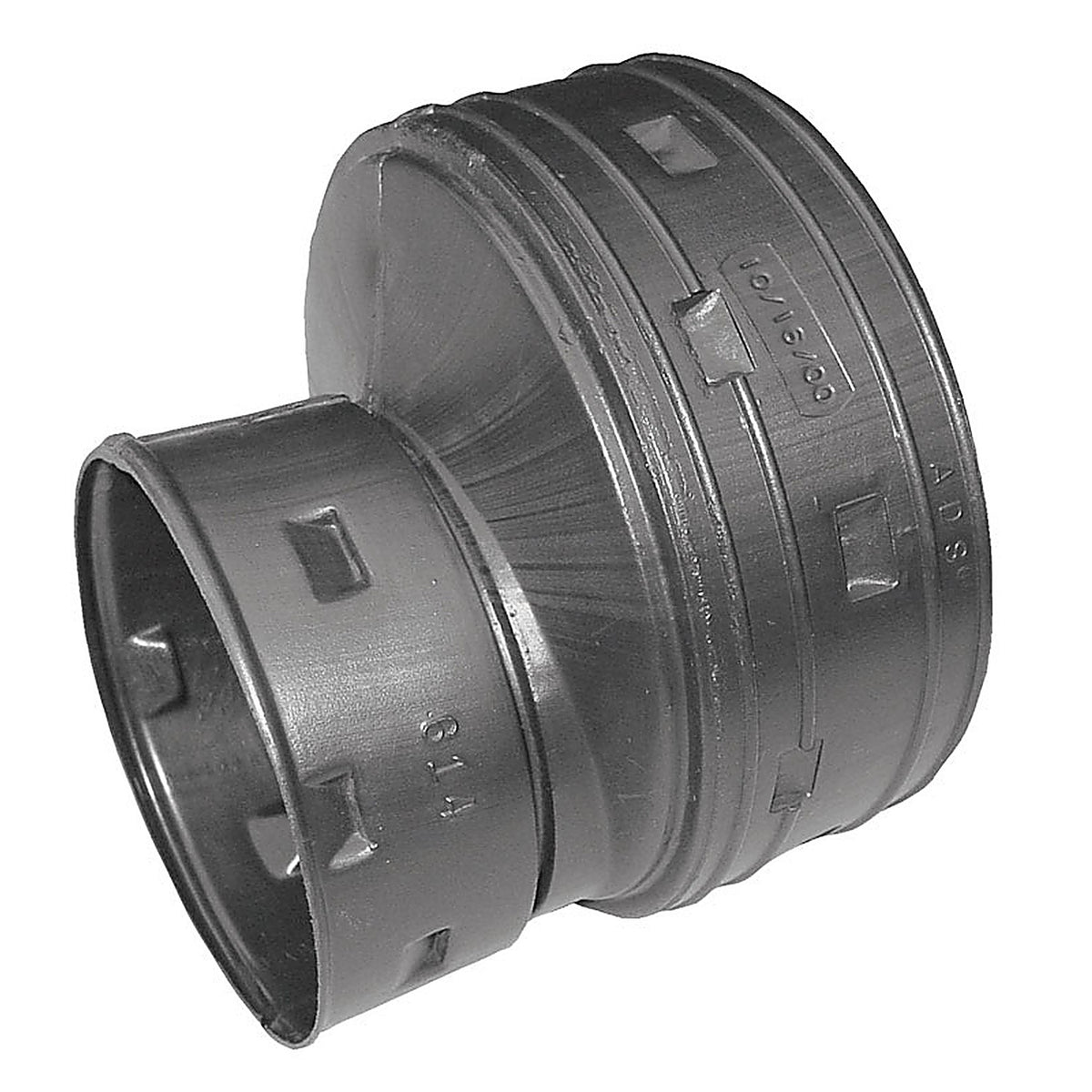 Advanced Drainage Systems 0314AA 3 in. Snap x 4 in. Dia. Snap Polyethylene Reducing Coupler