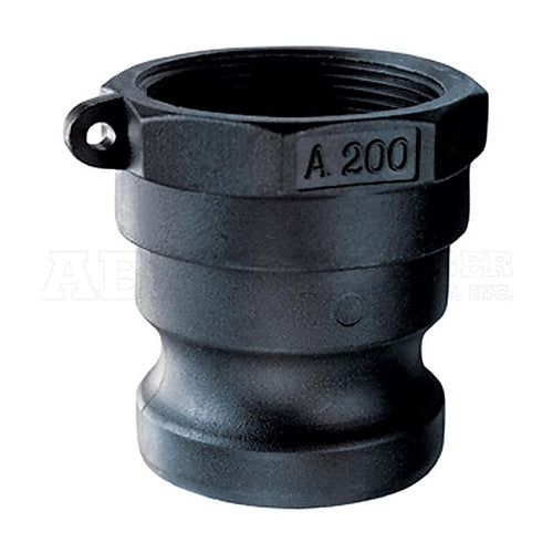 Abbott Rubber - QA-150-PP - Polypropylene 1-1/2 In. D X 1-1/2 In. D Male Adapter 1 Pack