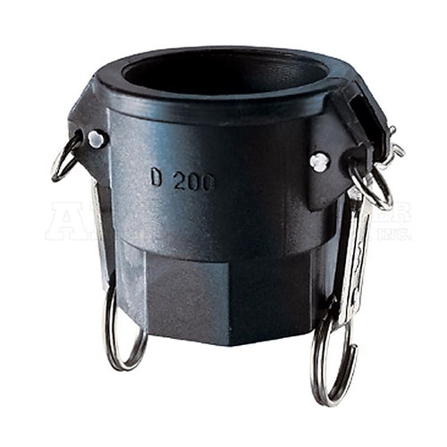 Abbott Rubber - QD-200-PP - Polypropylene 2 In. D X 2 In. D Female Coupler 1 Pack
