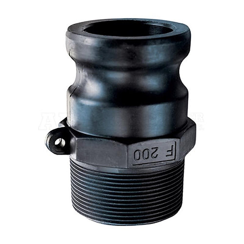 Abbott Rubber - QF-200-PP - Polypropylene 2 In. D X 2 In. D Male Adapter 1 Pack