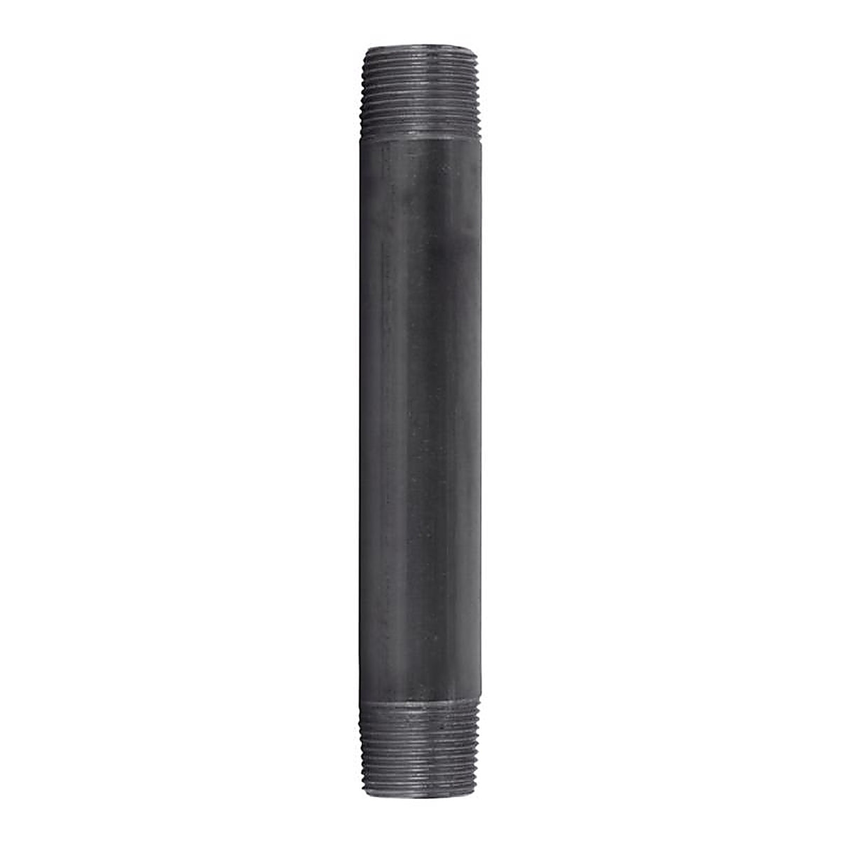 STZ Industries 302U1X8 1 in. MIP each X 1 in. D MIP Black Steel 8 in. L Nipple