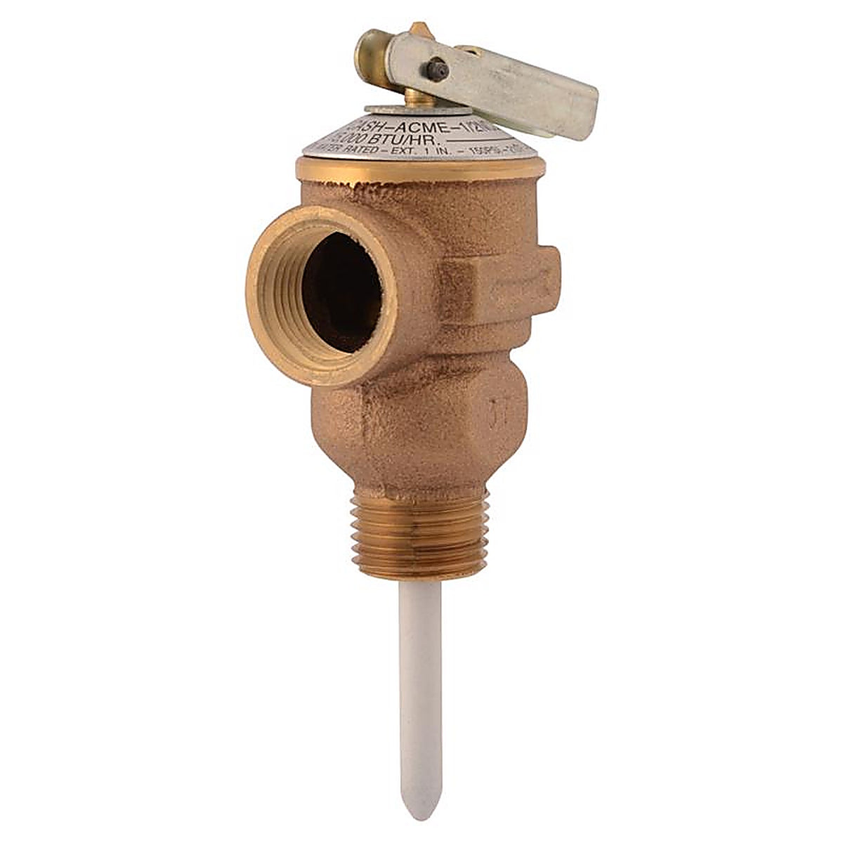 Cash Acme 16481A-0125 Temperature & Pressure Relief Valve 1/2in. 125 #200