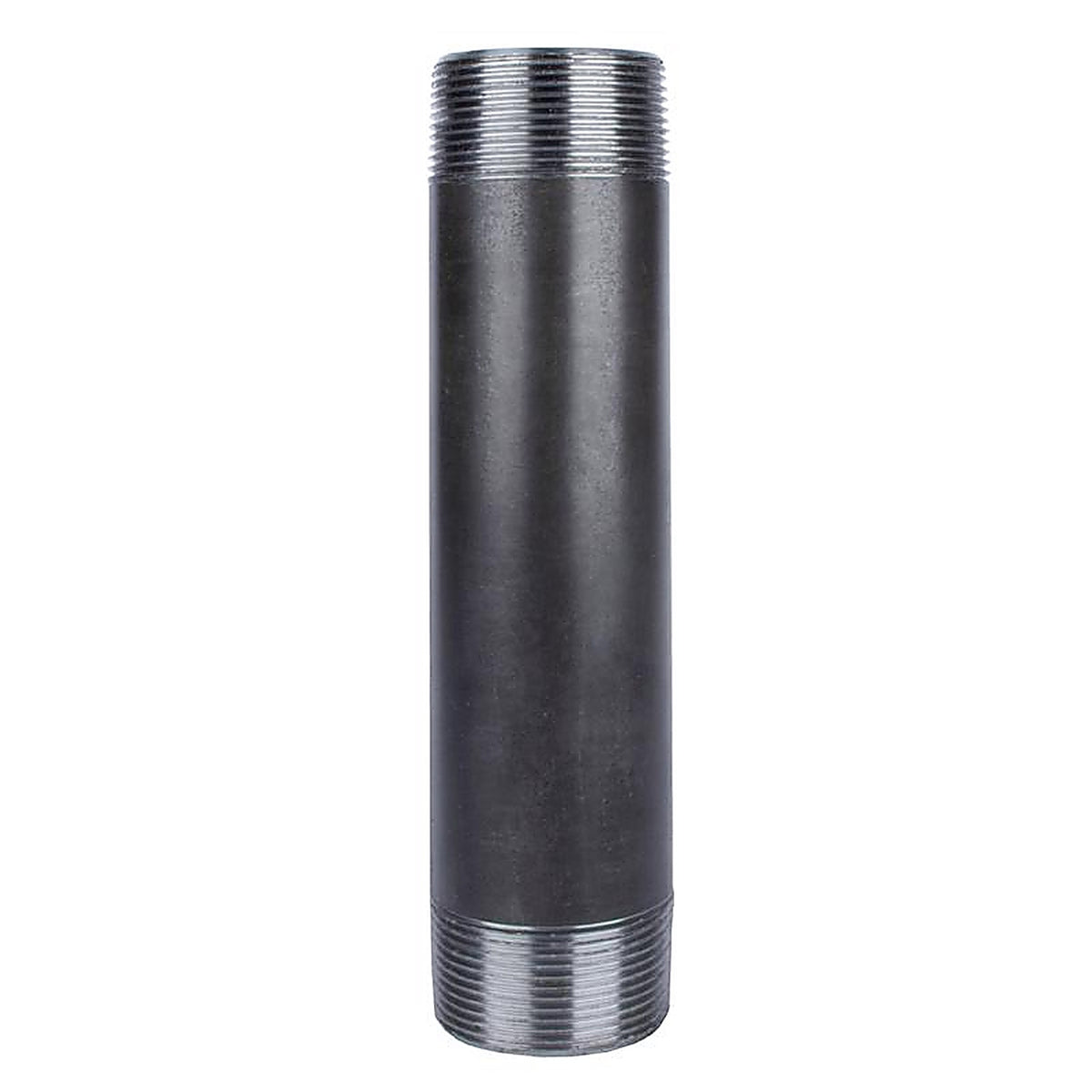 STZ Industries 302U112X10 1-1/2 in. MIP each X 1-1/2 in. D MIP each Black Steel 10 in. L Nipple