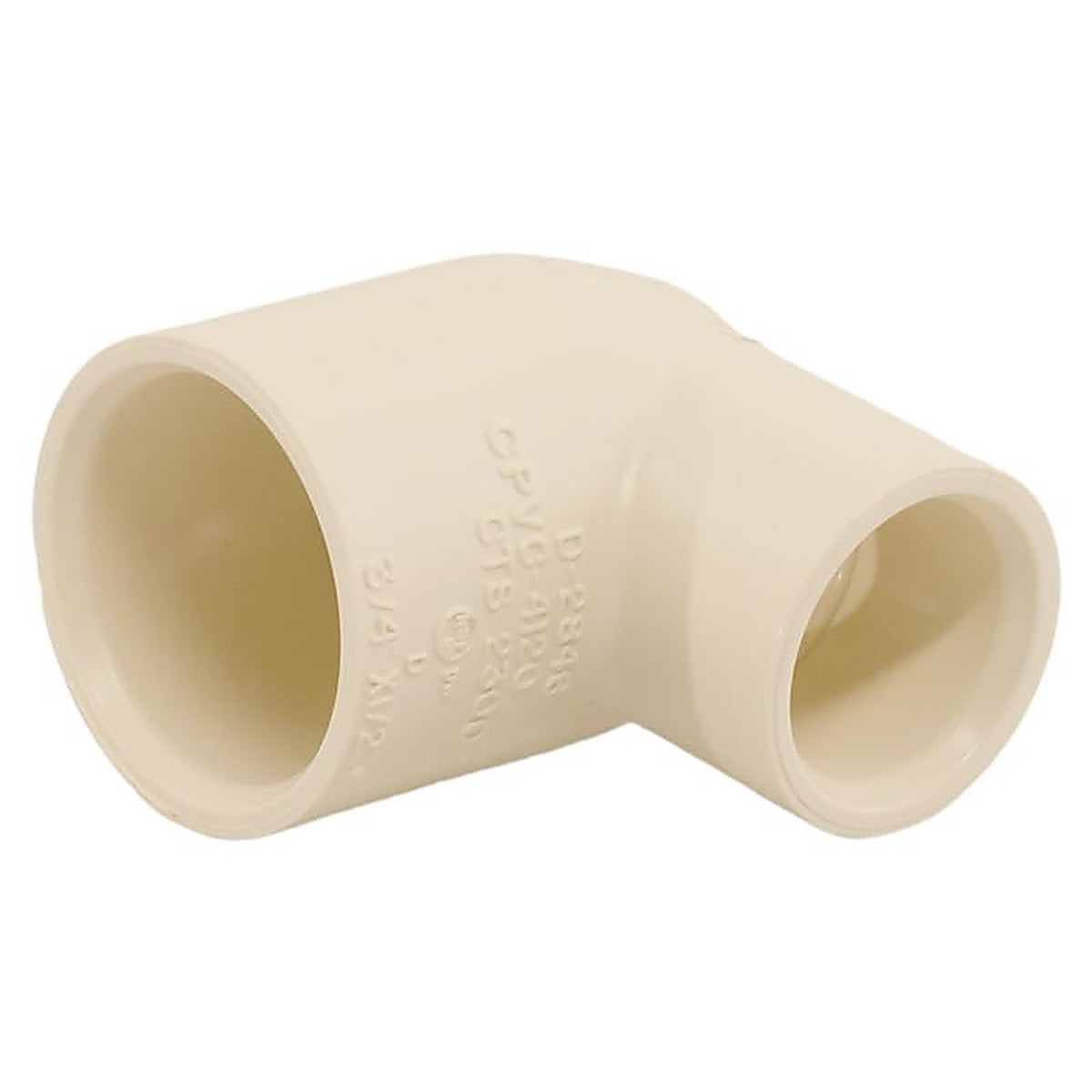 Charlotte Pipe CTS023001800 FlowGuard 3/4 in. Slip x 1/2 in. Dia. Slip CPVC Elbow