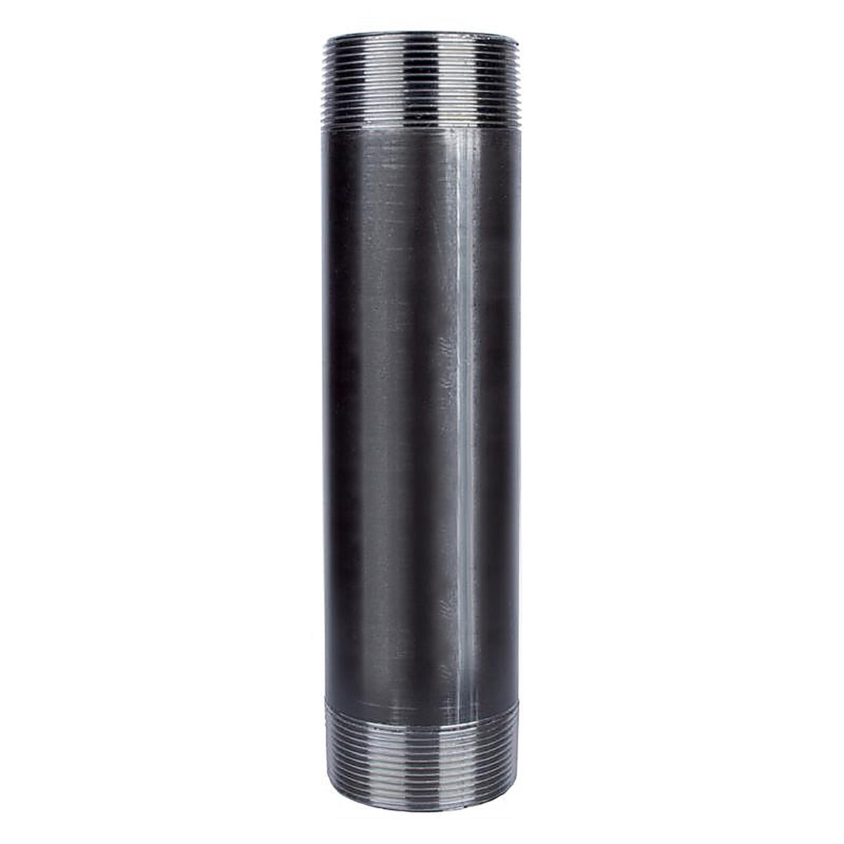 STZ - 302U2X8 - Industries 2 In. MIP Each X 2 In. D MIP Black Steel 8 In. L Nipple